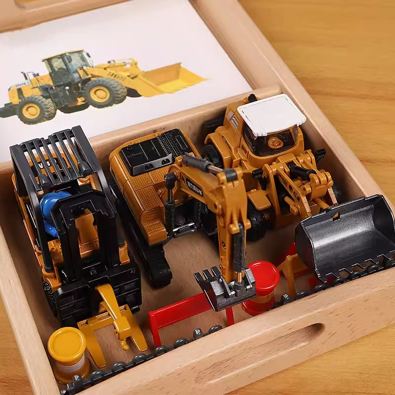Kids Education Card - Montessori Educational Learning Toys Vehicles Matching