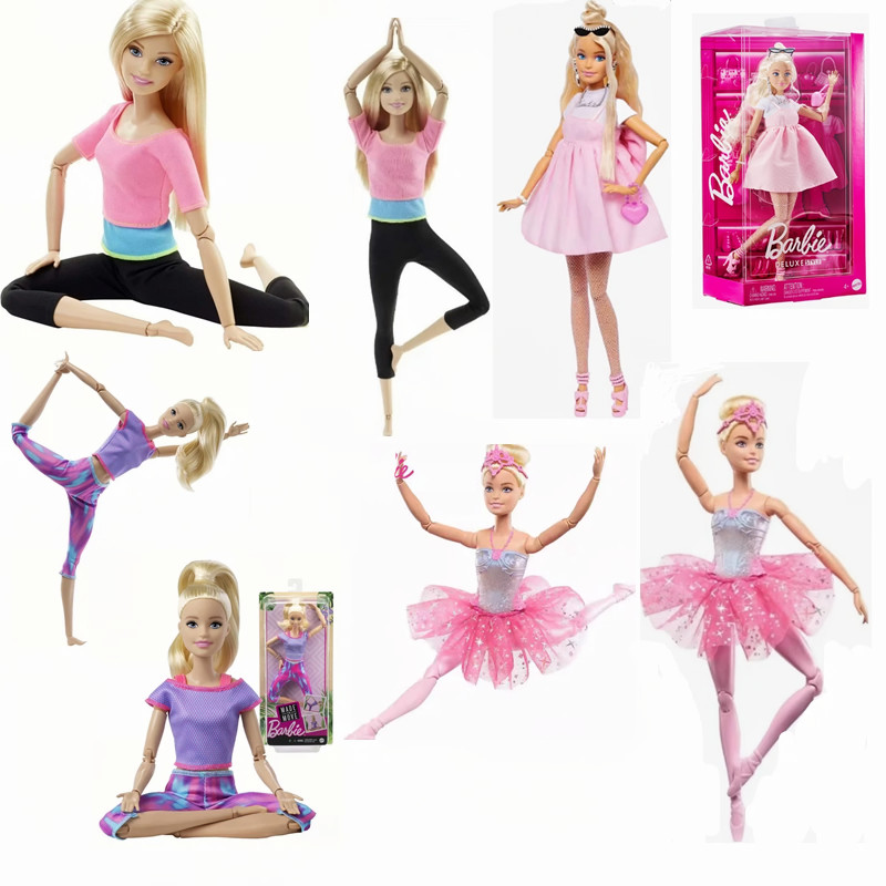 Kids Home Education - Authentic Barbie Doll with Yoga Poses