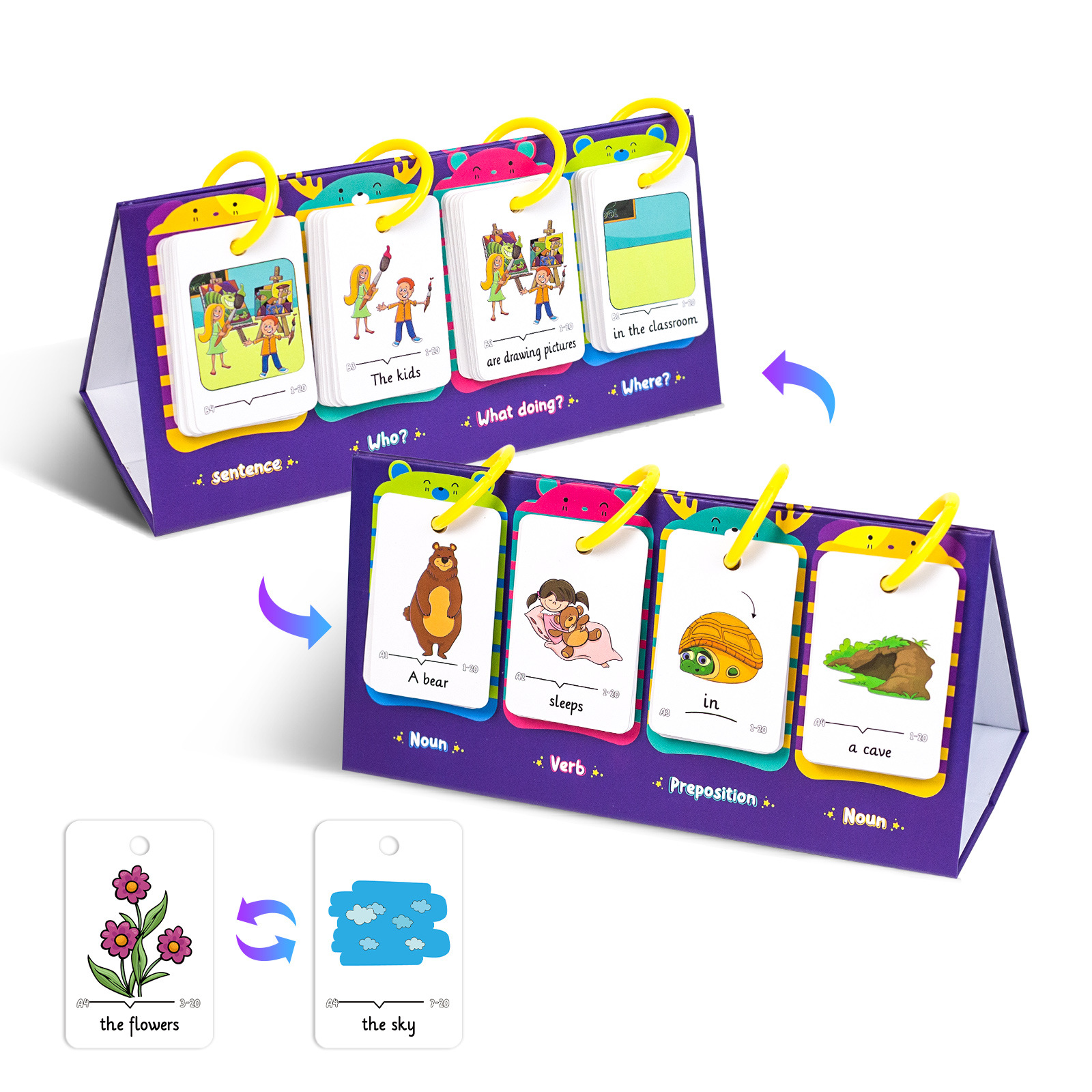 80Pcs Table Model Visual Word  - Kids Education Card review and price
