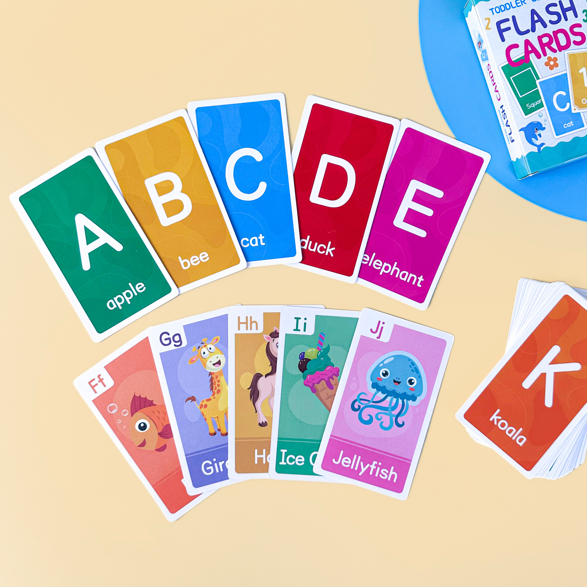 58 Pcs ABC Alphabet Flashcards - Kids Education Card review and price