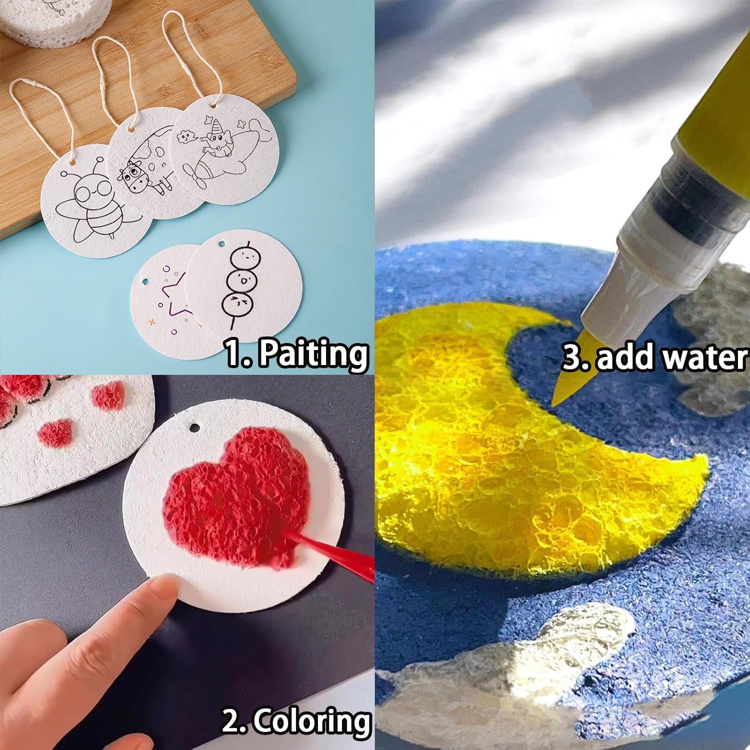 3D Puffy Foam Texture Painting - Kids Home Education review and price