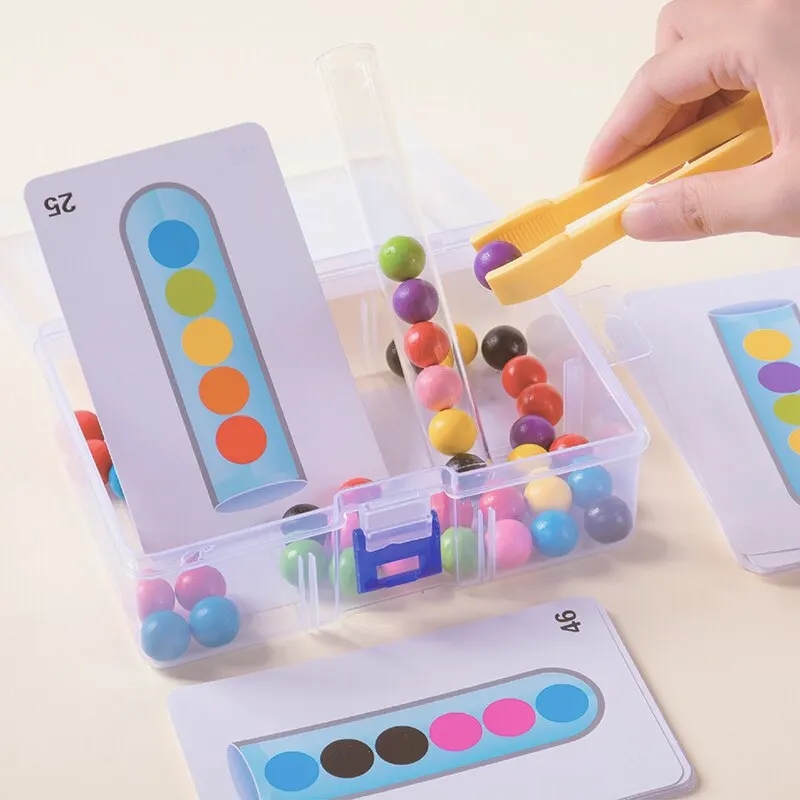 Clip Beads Test Tube Toy Child - Kids Education Youtube review and price