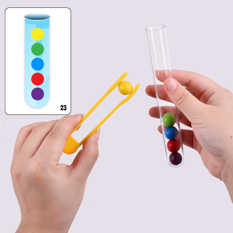Clip Beads Test Tube Toy Child - Kids Education Youtube review and price