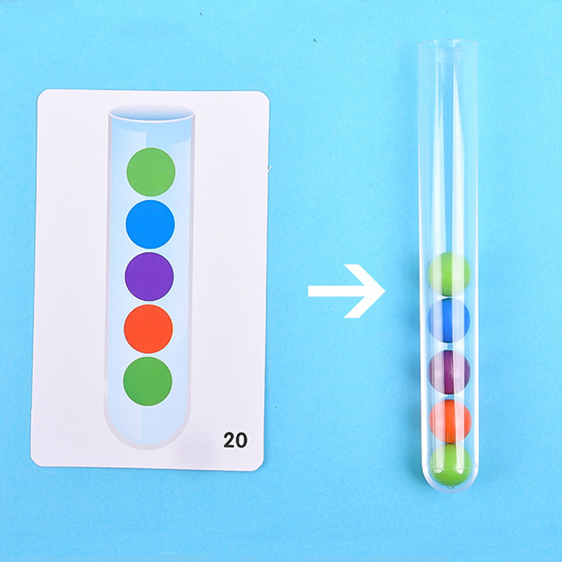 Clip Beads Test Tube Toy Child - Kids Education Youtube review and price