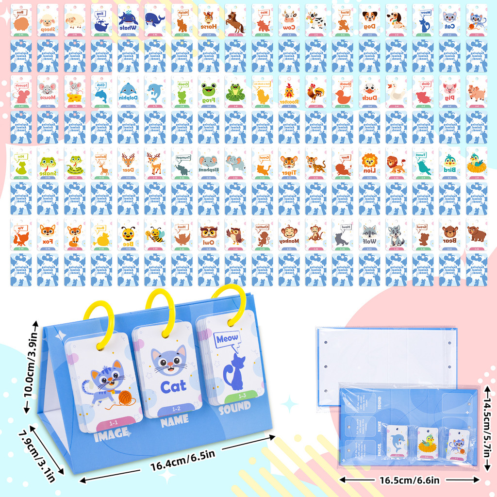 72Pcs Kids Learn Animal Sounds - Kids Education Card review and price