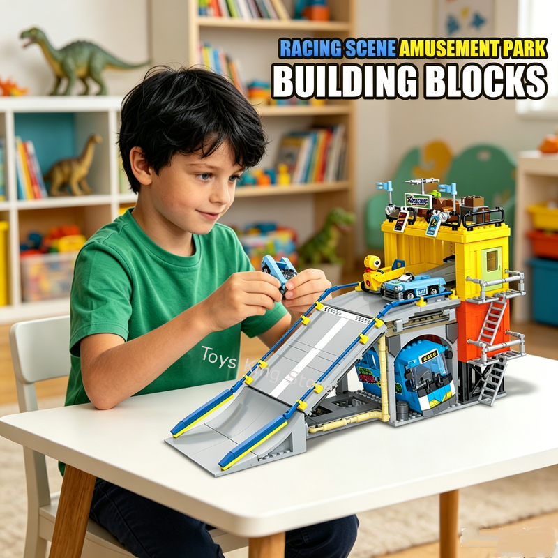 Roller Coaster Slope Building  - Kids Education Park review and price