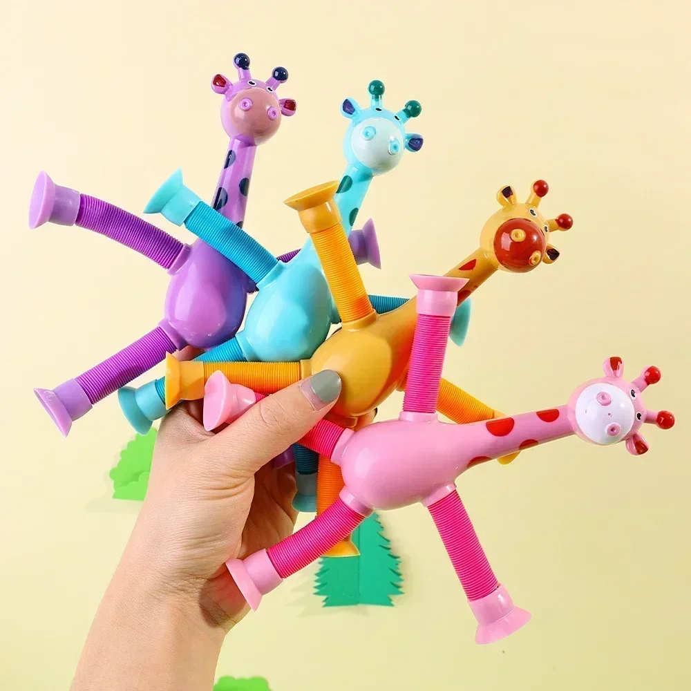 15Pcs Giraffe Pop Tube Suction - Kids Education Youtube review and price