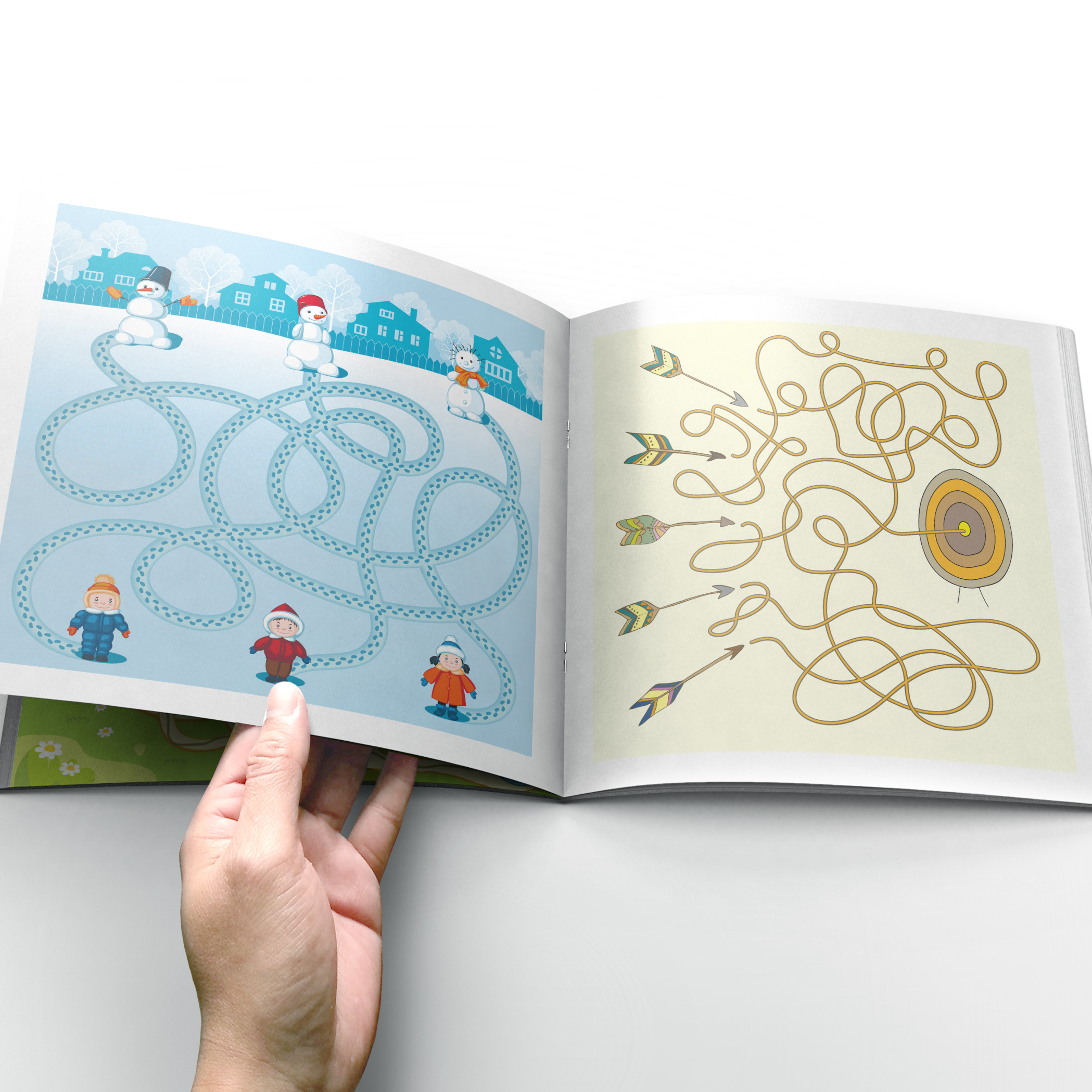 Interactive Maze Puzzle Book f - Kids Education Books review and price