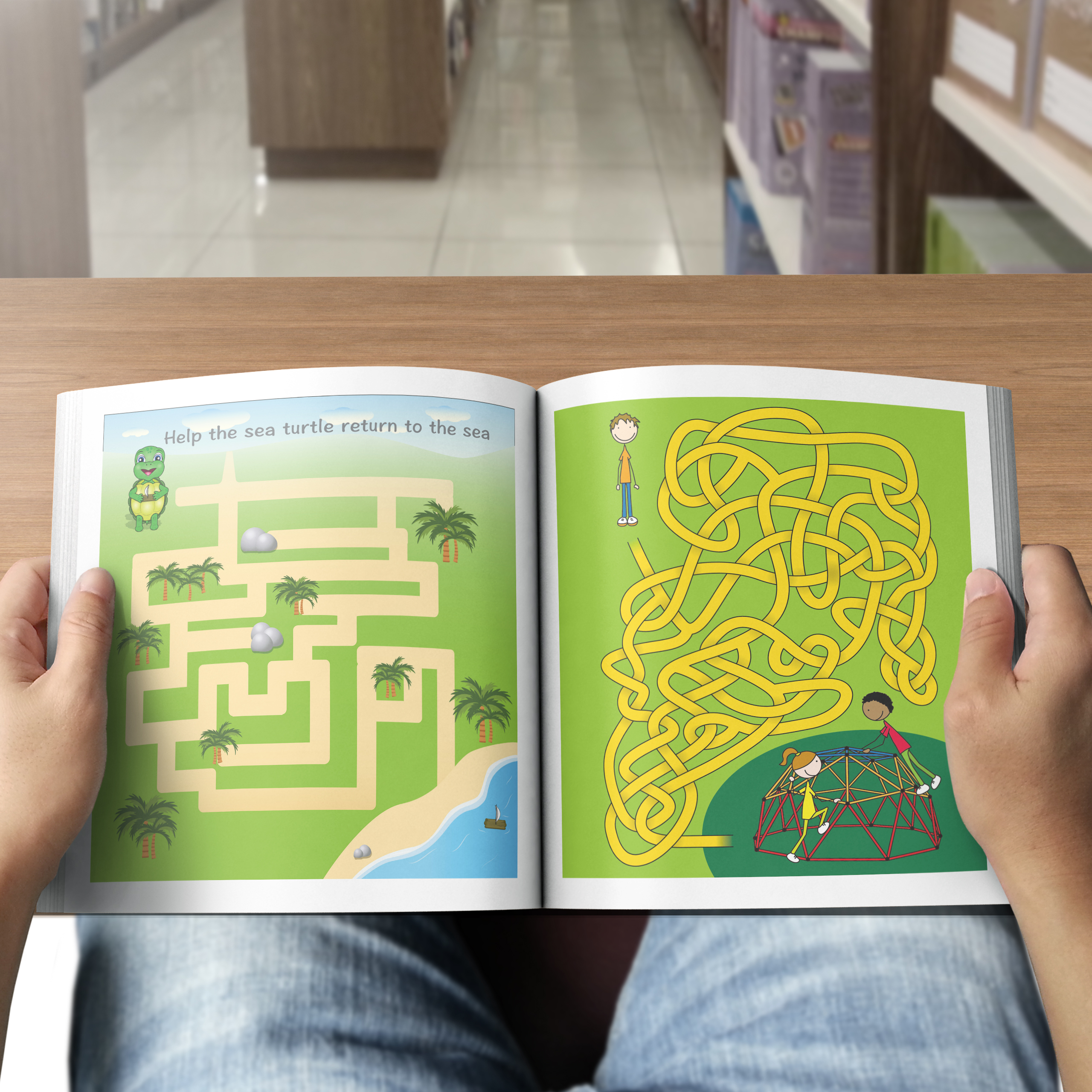 Interactive Maze Puzzle Book f - Kids Education Books review and price