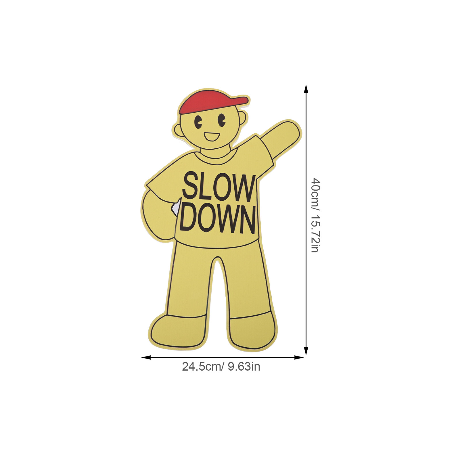 4Pcs Slow Down Kids Sign Educa - Kids Education Park review and price