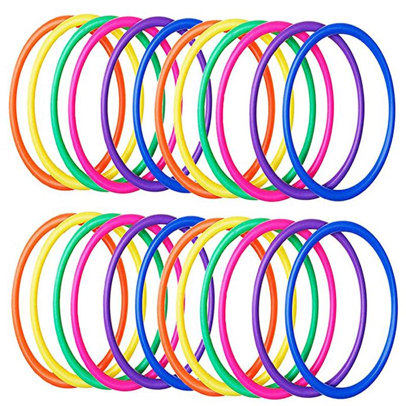 10 Pcs Plastic Toss Rings Targ - Kids Education Park review and price