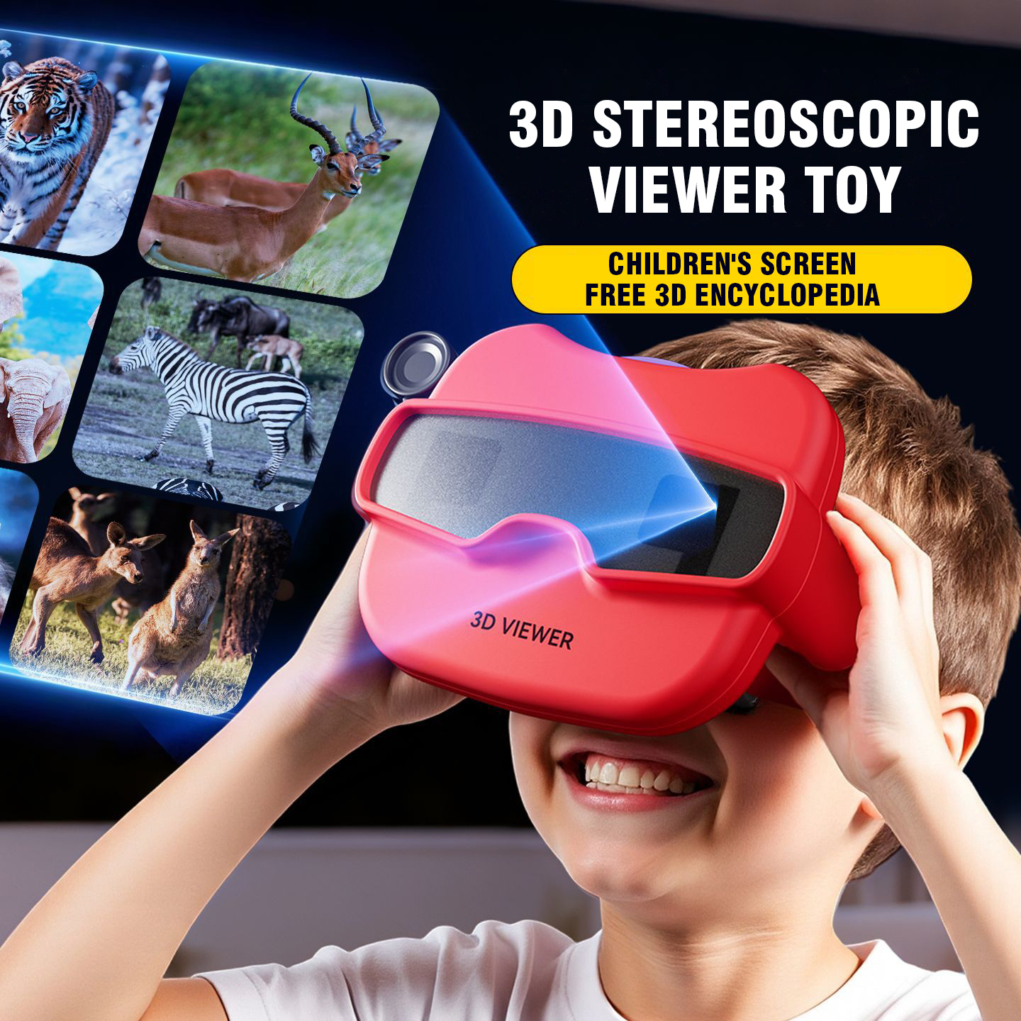 Children's Binoculars 3D Stere - Kids Education Reels review and price