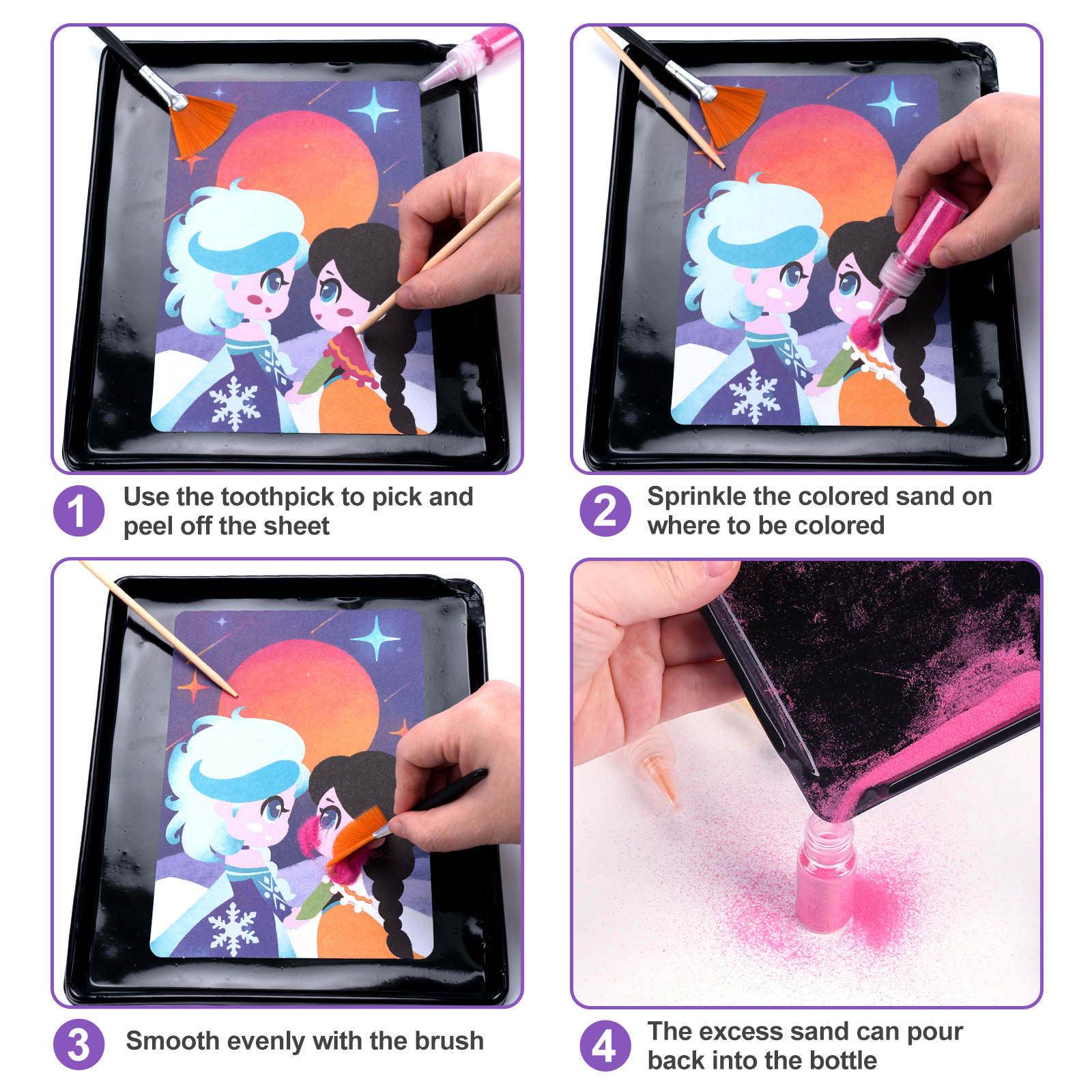 DIY Sand Painting Animal Princ - Kids Education Card review and price