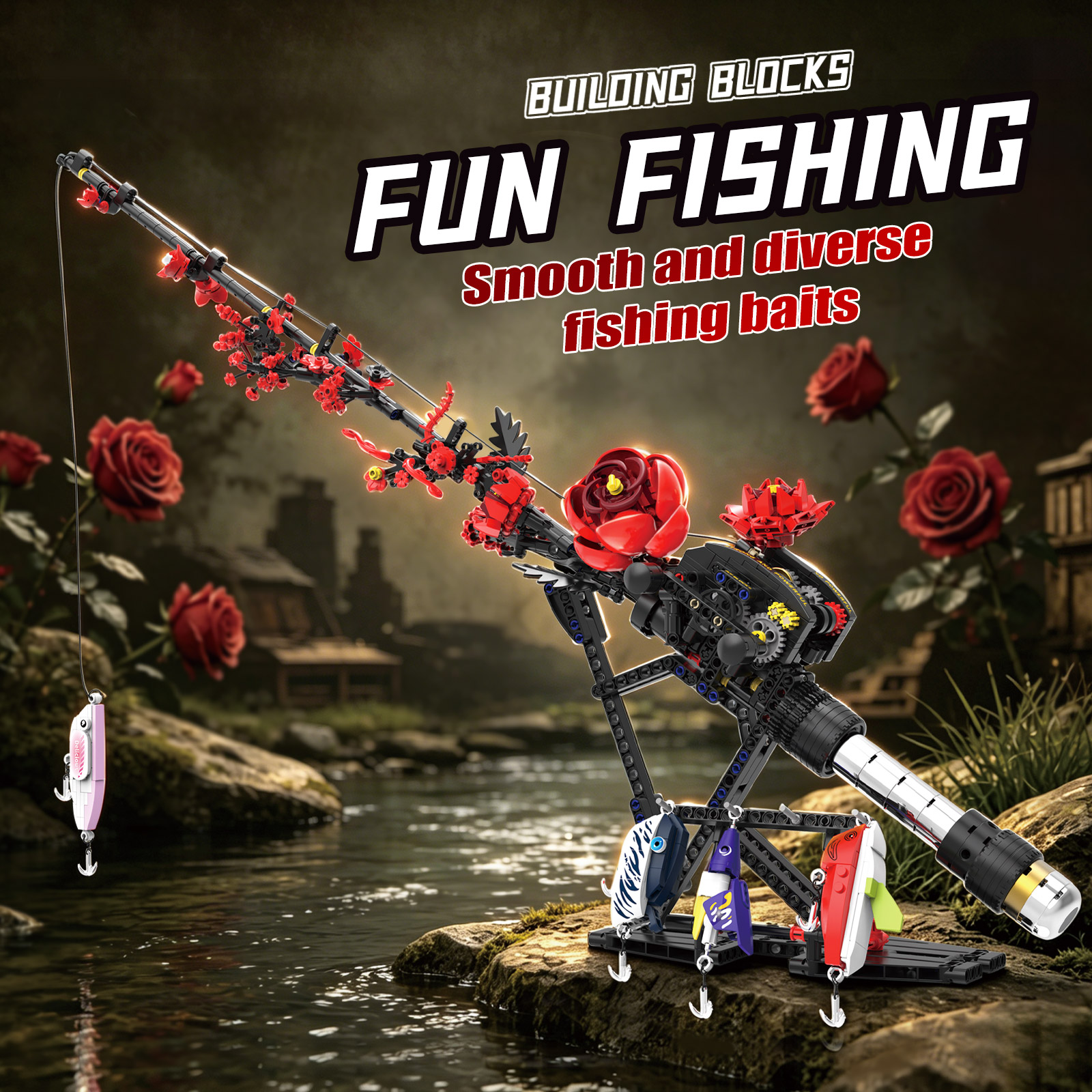 MOC Simulated Gear Reel Rose F - Kids Education Reels review and price