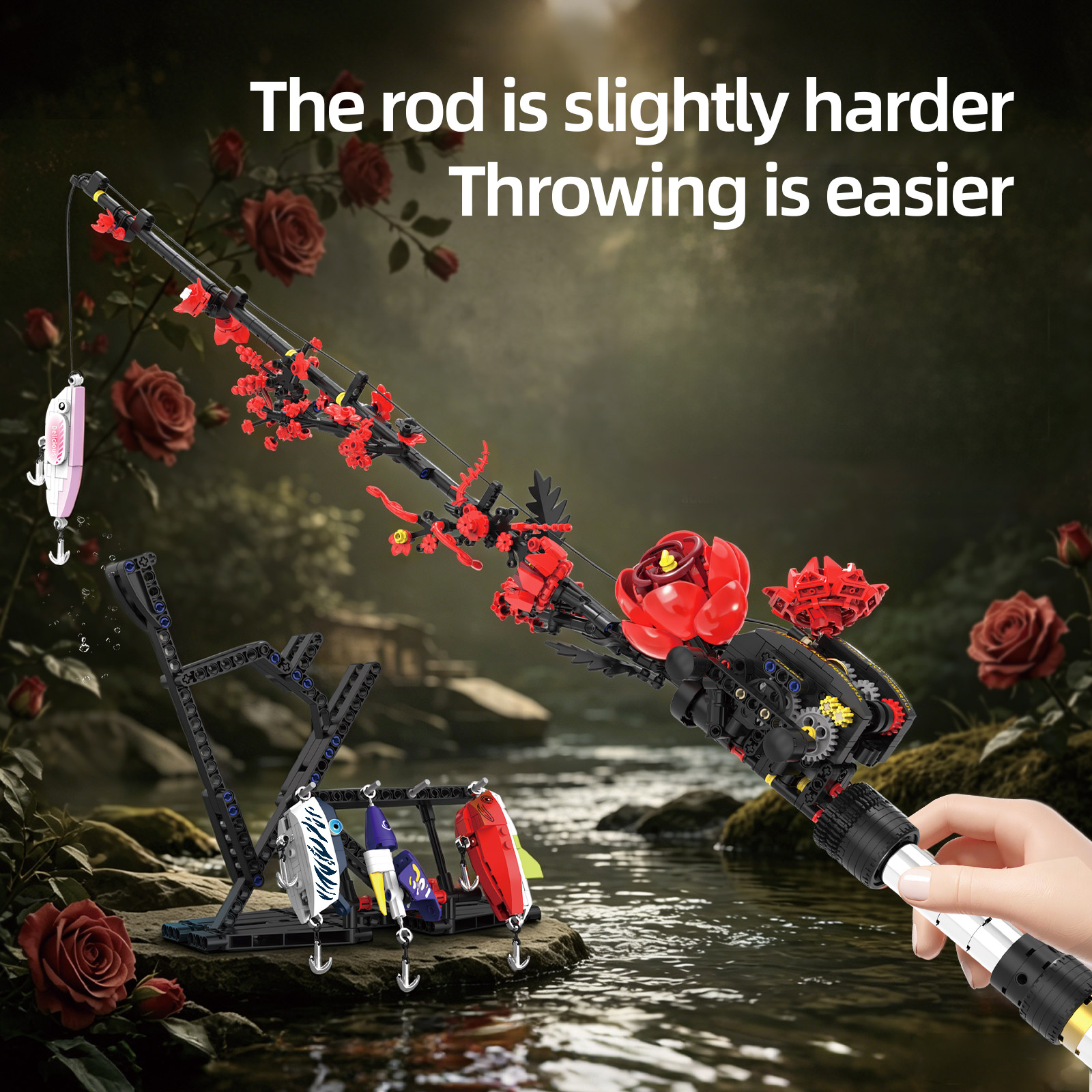 MOC Simulated Gear Reel Rose F - Kids Education Reels review and price
