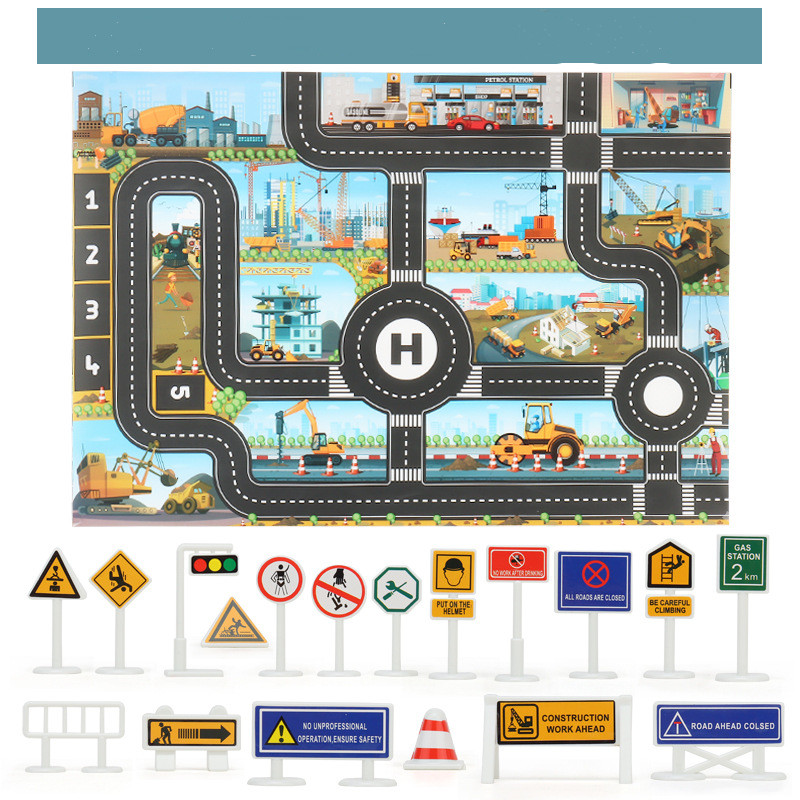 Hot Baby Play Mat Road Map Kid - Kids Education Park review and price