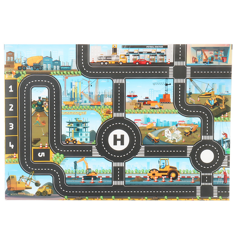 Hot Baby Play Mat Road Map Kid - Kids Education Park review and price