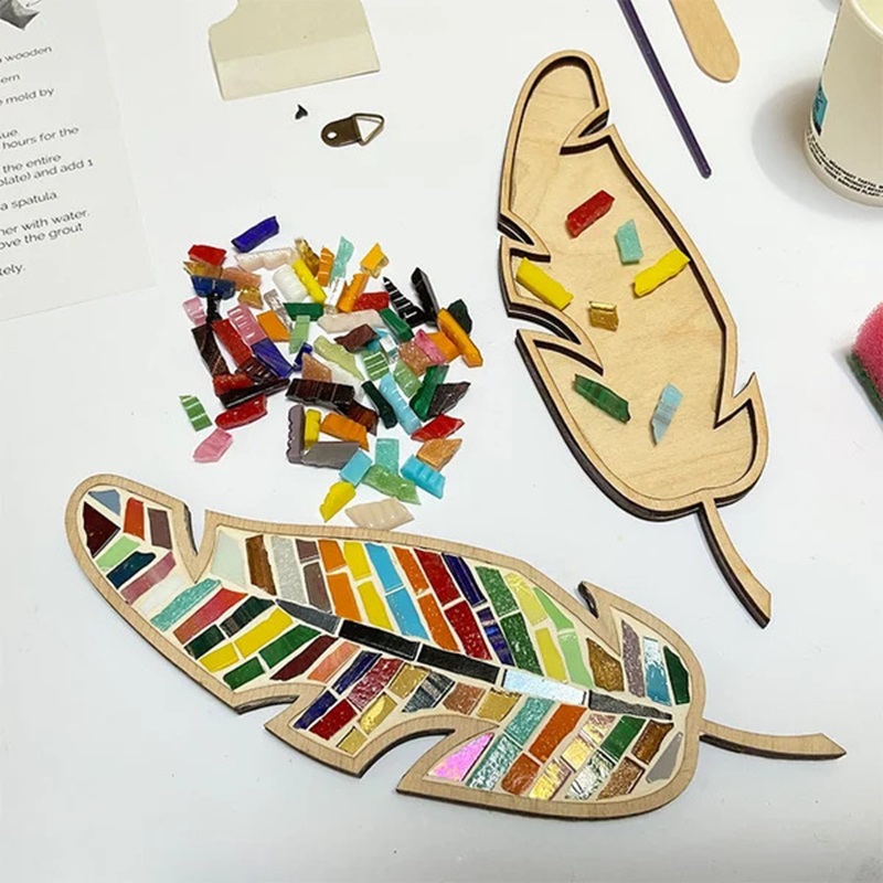 DIY Mosaic Coaster Colored Fea - Kids Home Education review and price