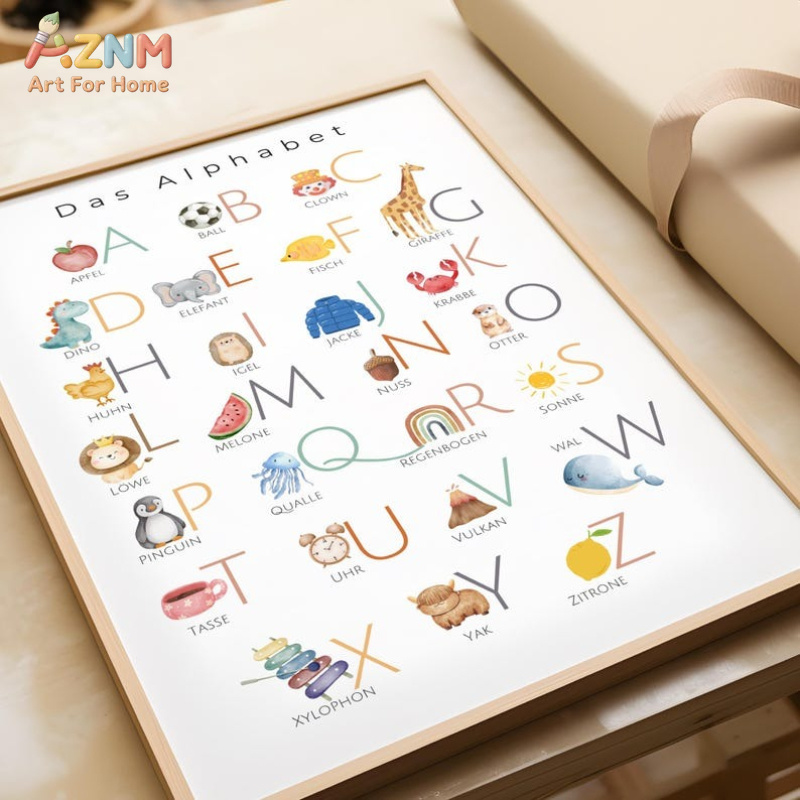 AZNM German Alphabet Numbers C - Kids Home Education review and price