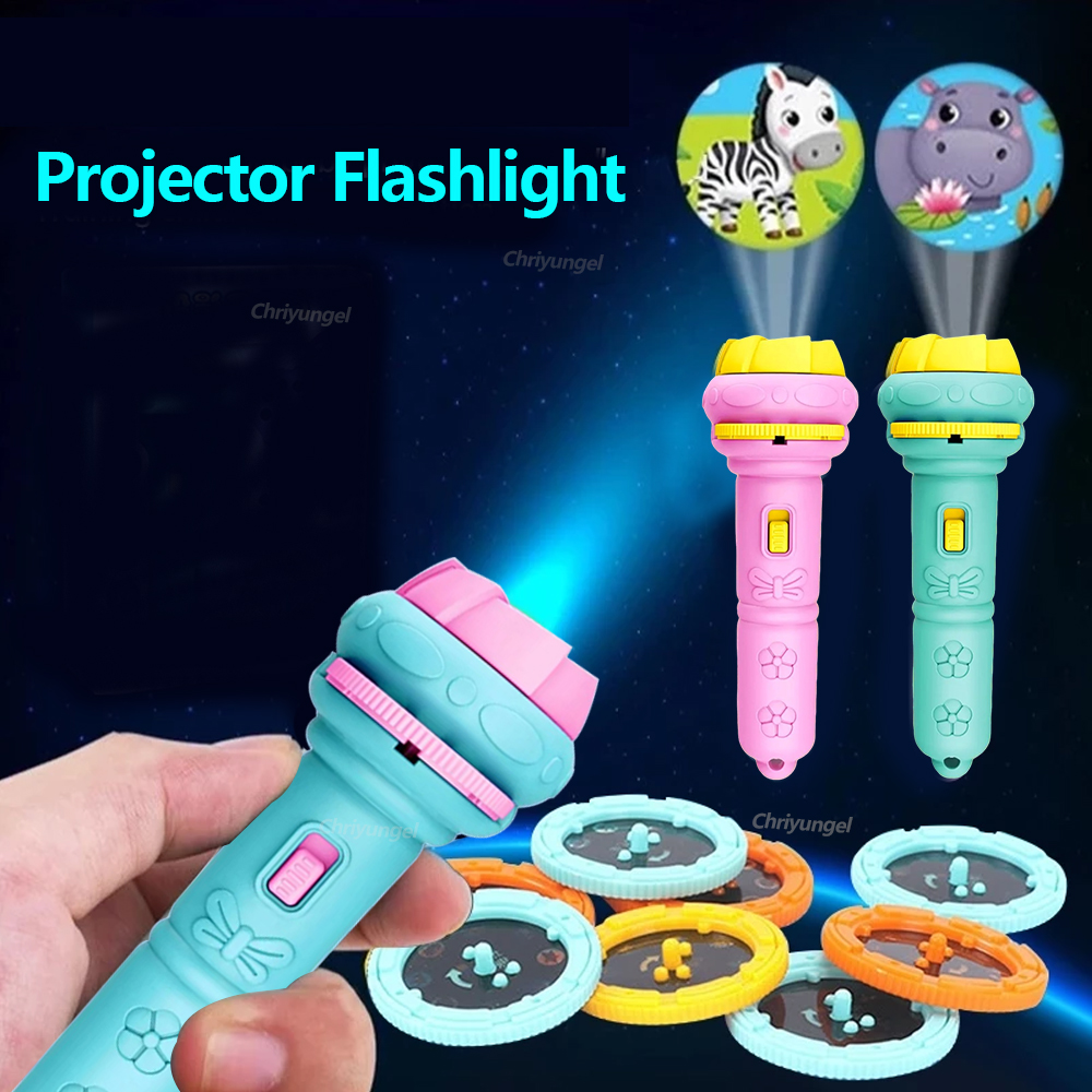 Kids Projector Flashlight 10 C - Kids Education Card review and price