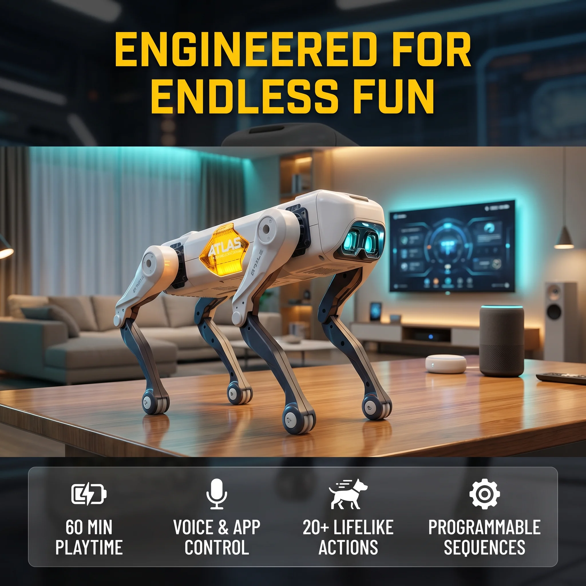 AI Smart Robot Dog, Voice & AP - Kids Home Education review and price